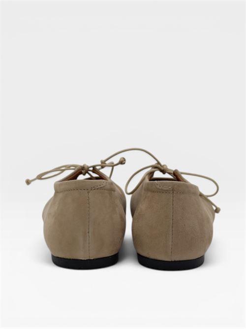 Ballerine in suede con laccetto da donna IL LACCIO | 5340SUEDEMANDORLA